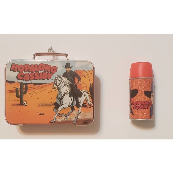 Hallmark Hopalong Cassidy Lunchbox and Thermos Keepsake Ornament 2000 - Picture 3 of 5